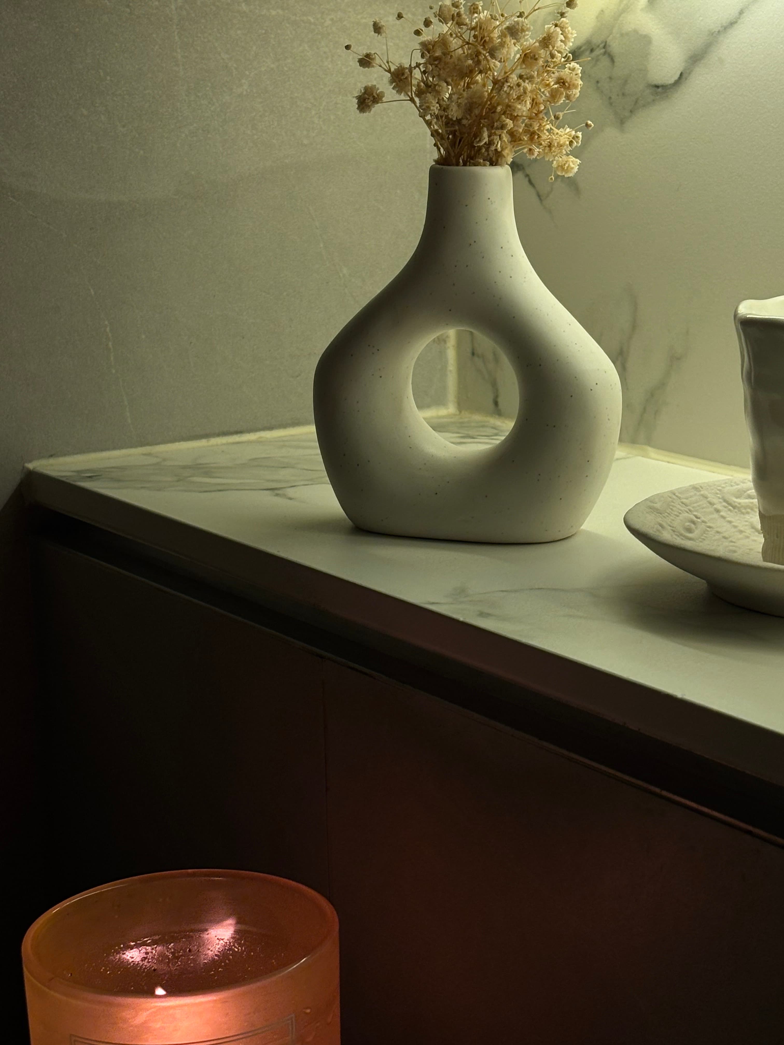 Ivory Halo Vase - Petite Collection